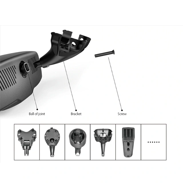 ACV Speilmonitorbrakett Audi/Porsche/VW Til bruk sammen ACV speilmonitor 