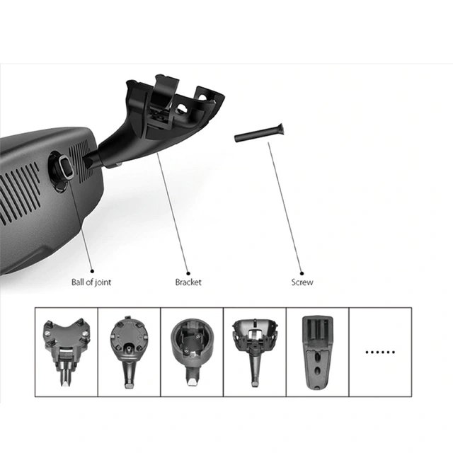 ACV Speilmonitorbrakett BMW/JLR/Porsche Til bruk sammen ACV speilmonitor 