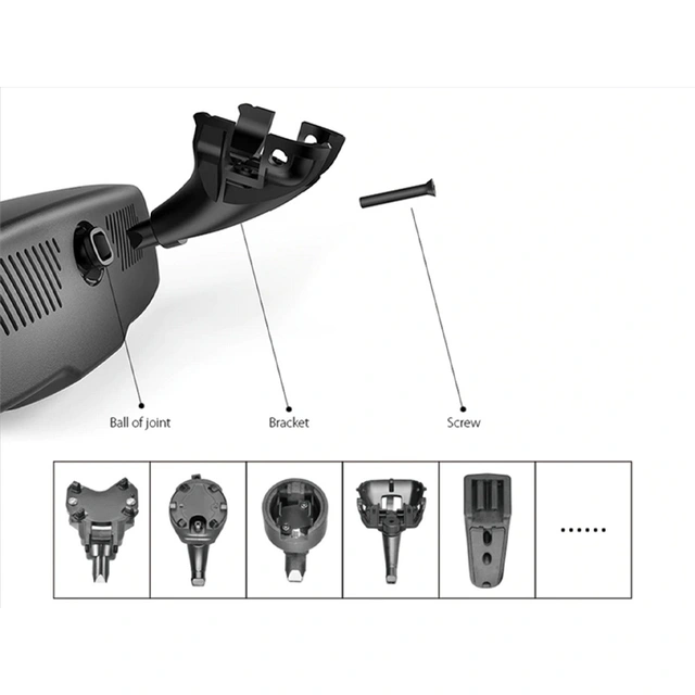 ACV Speilmonitorbrakett Porsche/Skoda/VW Til bruk sammen ACV speilmonitor 
