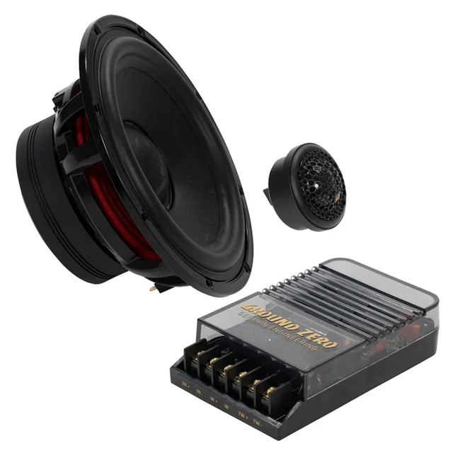 Ground Zero GZC 165-30A komponentsett 6,5", 140W RMS, 4 Ohm, Jubileumsmodell 