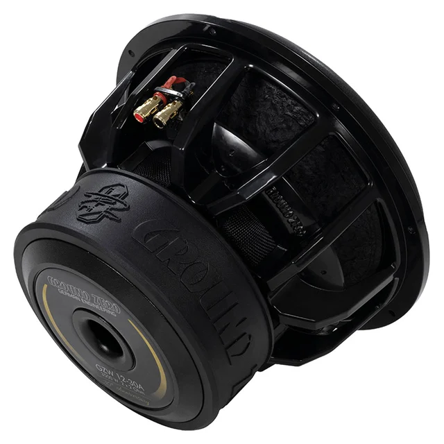Ground Zero GZW 12-30A 12" subwoofer 3500W SPL, 2x2 Ohm, Jubileumsmodell 