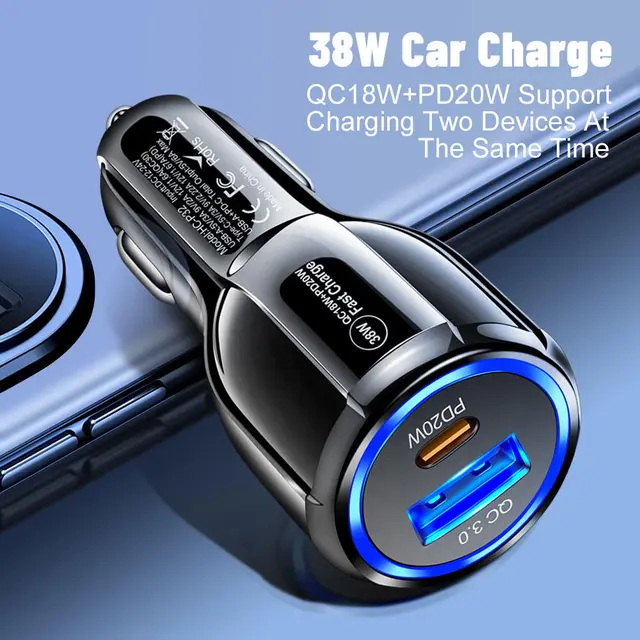 ConnectED Phone billader 48W, både USB og Type-C 