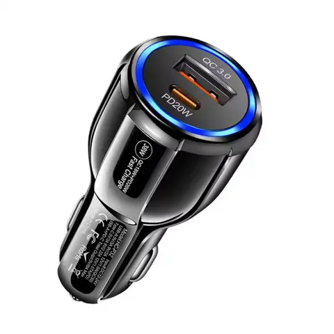 ConnectED Phone billader 48W, både USB og Type-C