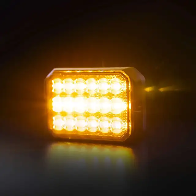 Strands Dark Knight Duo Varsellys 18 LED 18 LED, ECE R65, Mørkt glass 