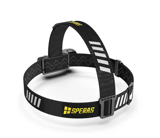 SPERAS SH16 hodelykt 1650lm, 355 meter kastelengde 