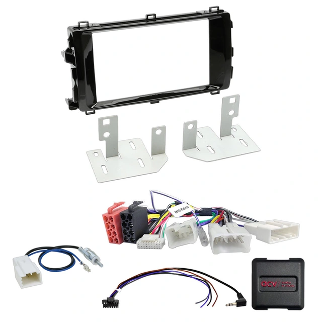 2-DIN monteringssett - komplett Toyota Auris (2013-2015) u/JBL system 