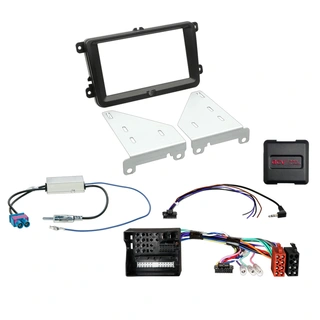 2-DIN monteringssett - komplett Seat/VW (2016-2021) u/aktivt sys.