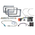 2-DIN monteringssett - komplett Opel (2005-2015) "Stealth Black"