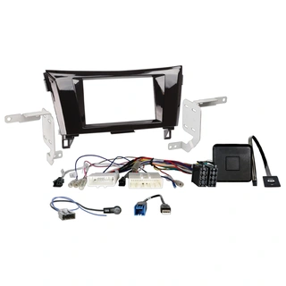 2-DIN monteringssett - komplett Qashqai/X-Trail (2014-2017) m/navi/kam