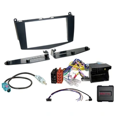 2-DIN monteringssett - komplett MB C-klasse (2007-2011) u/knapperad