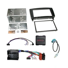 2-DIN monteringssett - komplett MB CLK (2005-2009) u/akt.sys.
