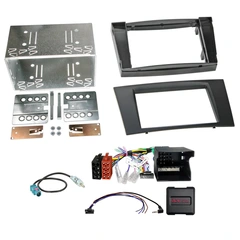 2-DIN monteringssett - komplett MB CLS/E-klasse (2004-2012) u/akt.sys.