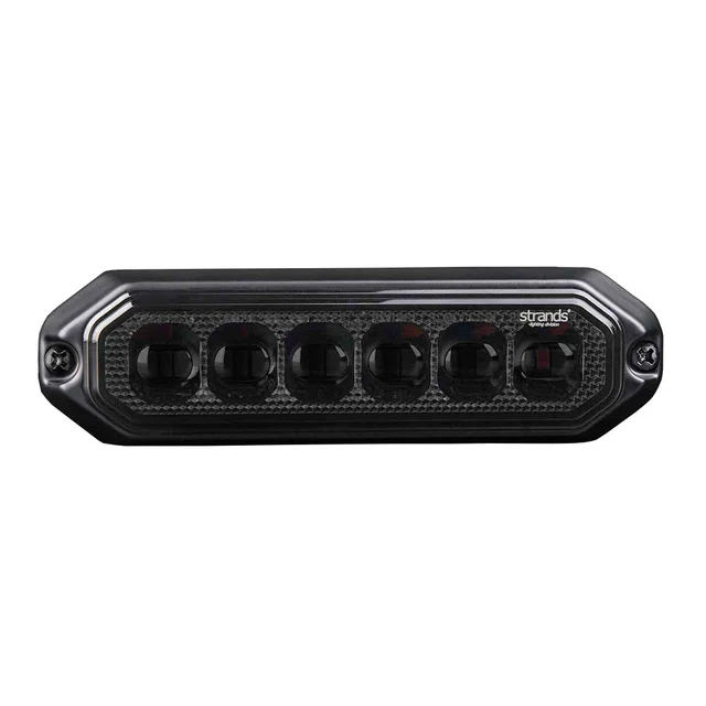 Strands Dark Knight Duo Varsellys 6 LED 6 LED, ECE R65, Mørkt glass 