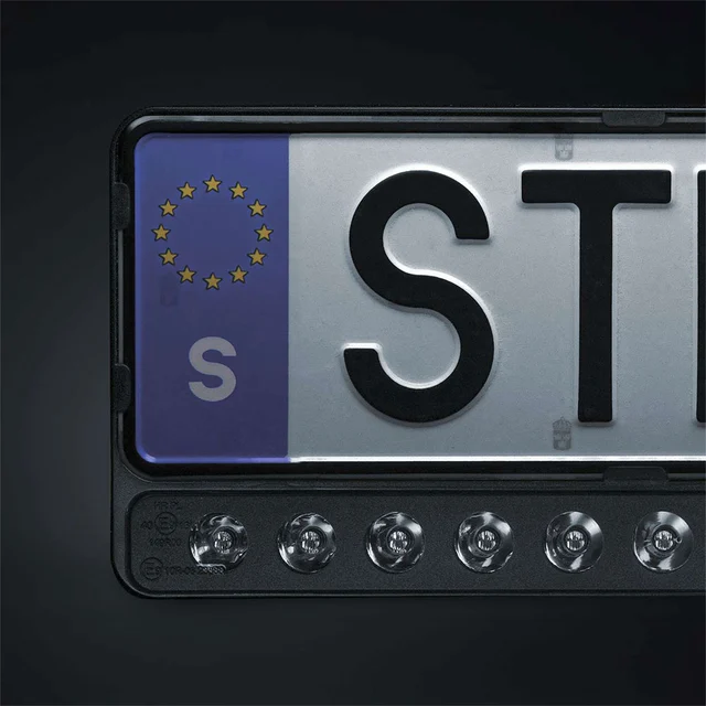 Strands Nuuk E-Line Black ledbar 8100 Lumen, Integrert i skilbrakett 