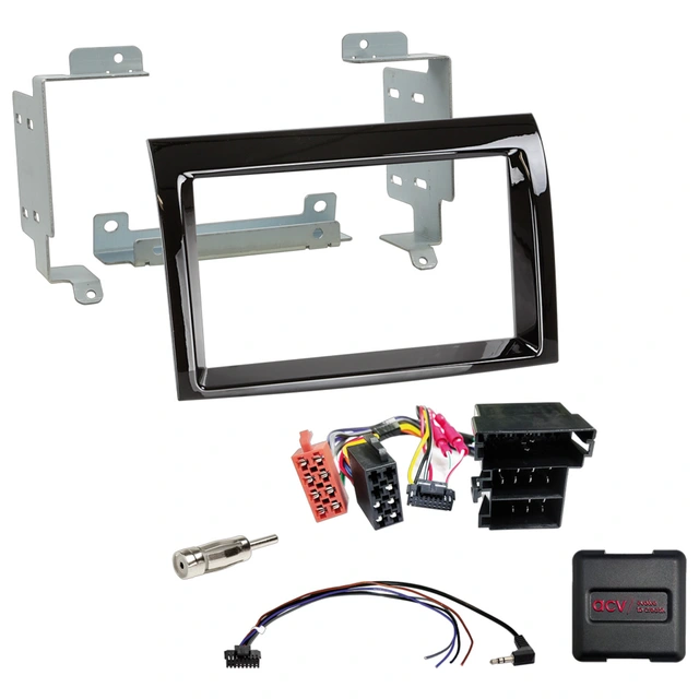 2-DIN monteringssett - komplett Ducato/Jumper/Boxer (2014-2024) u/radio 