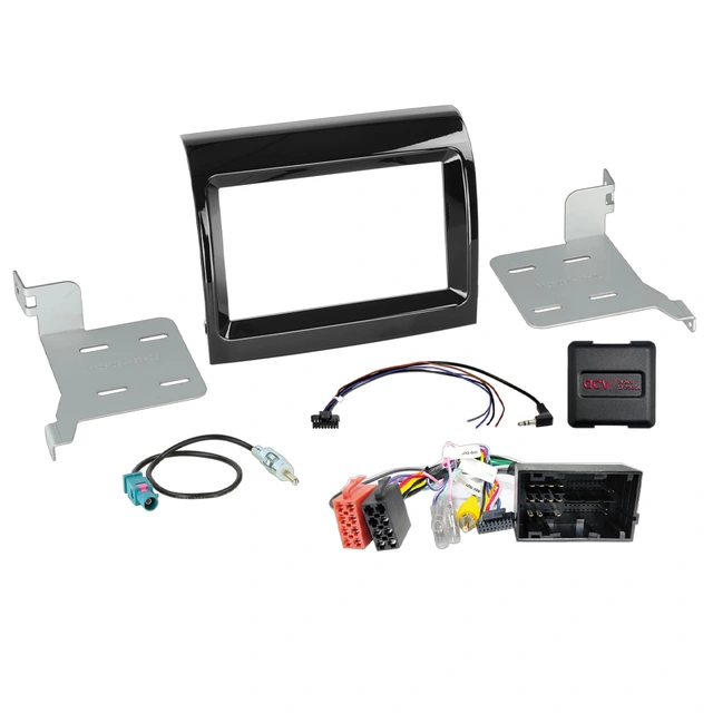 2-DIN monteringssett - komplett Ducato/Jumper/Boxer (2014-2024) m/radio 