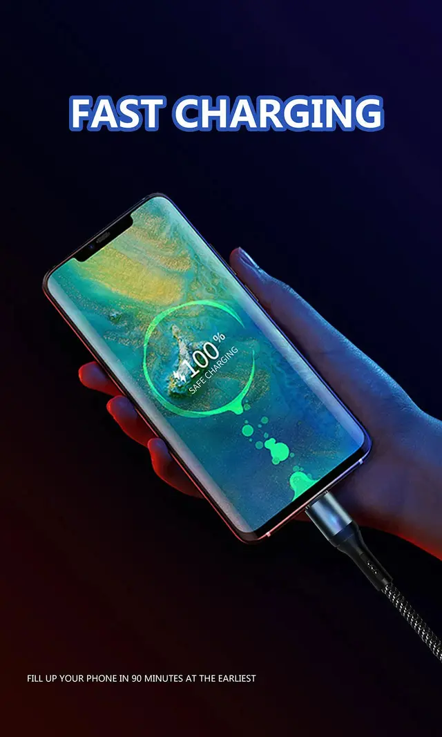 ConnectED Phone Kabel Type-A/C 1 meter, USB Type-A til USB Type-C 