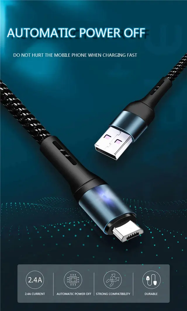 ConnectED Phone Kabel Type-A/C 1 meter, USB Type-A til USB Type-C 