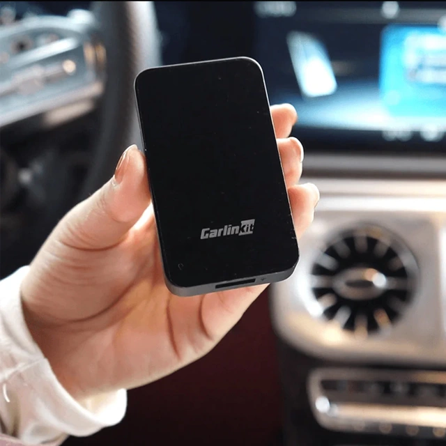 Carlinkit Apple Carplay/Android Auto Kablet-til-trådløs adapter 