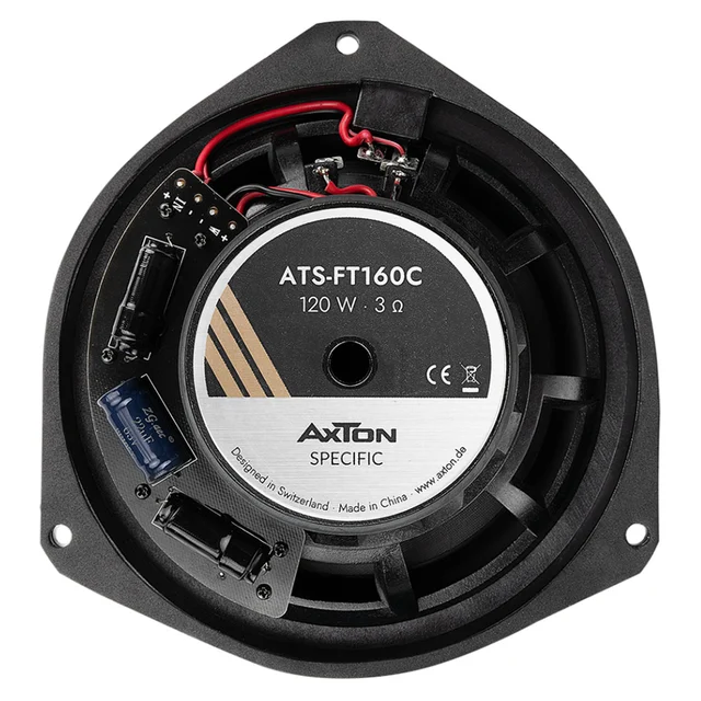 Axton ATS-FT160C 6,5" høyttalersett Spesialtilpasset Fiat Ducato 