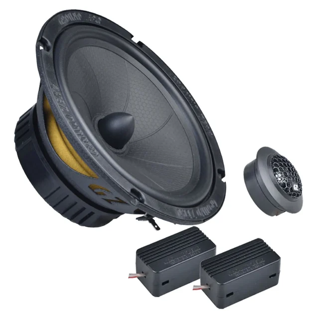 Ground Zero GZIC 165.2HE høyttalersett 6.5", 100W RMS, High-Efficiency, Iridium 