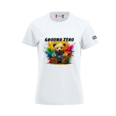 T-skjorte XXL Hvit GZ Teddybear 1, Dame