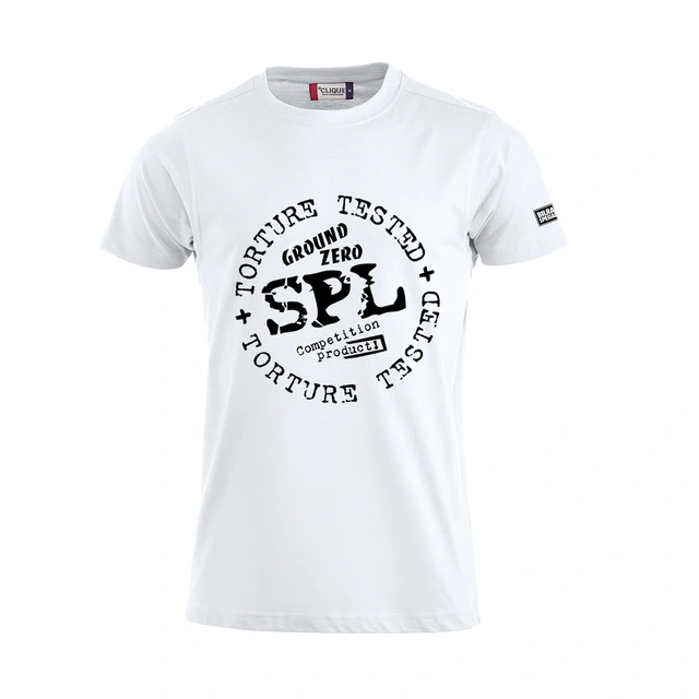 T-skjorte L Hvit GZ Torture Tested, Herre 