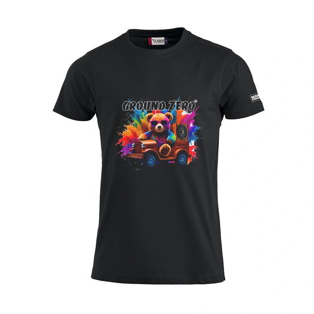 T-skjorte L Sort GZ Teddybear 2, Herre 