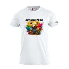 T-skjorte L Hvit GZ Teddybear 1, Herre