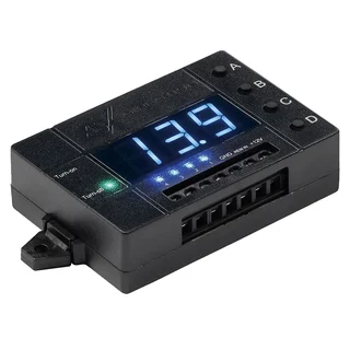 ESX DRDS-14. 4-kanals remote kontroller Voltmeter, Under- og overspenningsvern