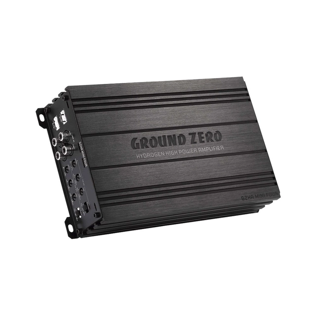 Ground Zero GZHA Mini FOUR 4-kanals Hydrogen-serie, 4x130W i 2 Ohm 
