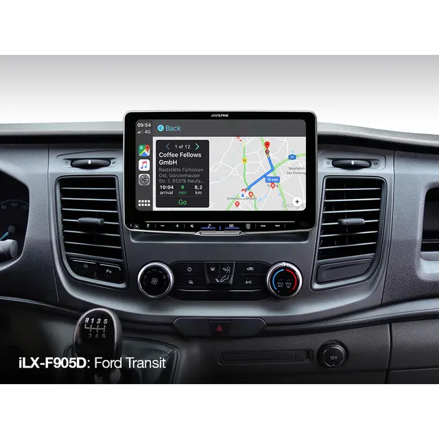 Alpine iLX-F905D Halo 9 9" floating, DAB+, CarPlay, Android Auto 