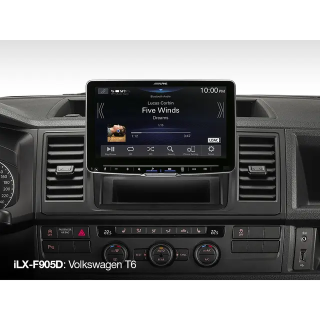 Alpine iLX-F905D Halo 9 9" floating, DAB+, CarPlay, Android Auto 