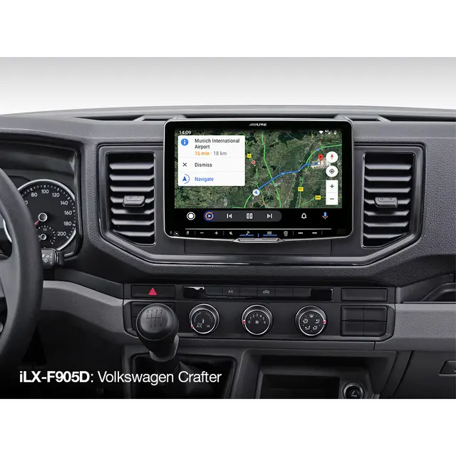 Alpine iLX-F905D Halo 9 9" floating, DAB+, CarPlay, Android Auto 