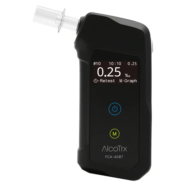 Alcotrx FCA 40 BT promilletester Brenselcelle, EN16280, Bluetooth 