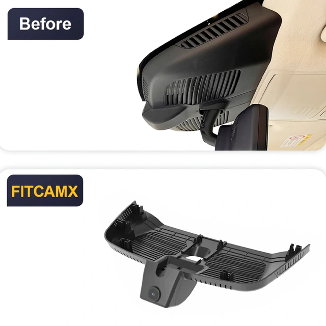 FITCAMX Integrert 4K Dashcam (foran+bak) MB EQV/Vito/V-klasse (2024 -->) 