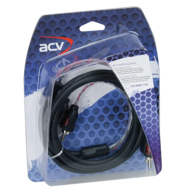 ACV RCA-kabel SYMPHONY Mid Line 1,5 Meter, Twisted, OFC 