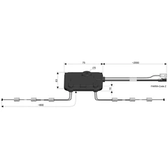 Båt/Caravan antenne - aktiv Inkludert 2,5m kabel