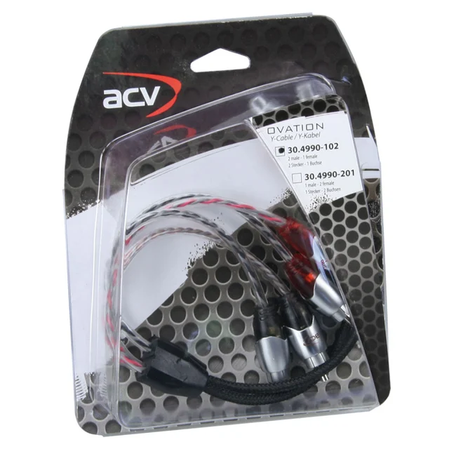 ACV Y-ledd OVATION High Line 2stk, 1 hun->2 han 