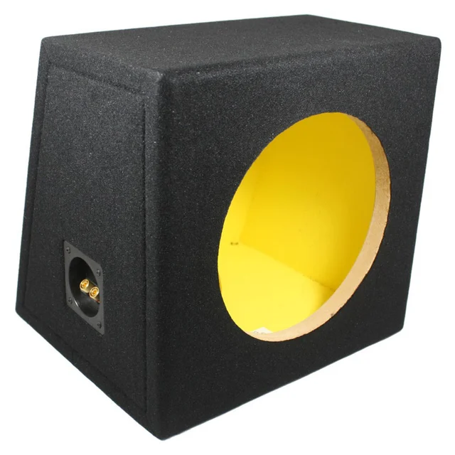 FOUR Audio basskasse for 10" element Lukket kasse, 18 liter, sort 