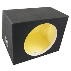 FOUR Audio basskasse for 12" element Lukket kasse, 25 liter, sort