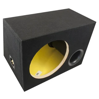 FOUR Audio basskasse for 12" element Portet kasse, 45 liter, sort