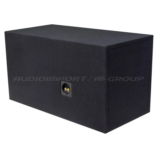 FOUR Audio basskasse for 12" element Portet kasse, 80 liter, sort 