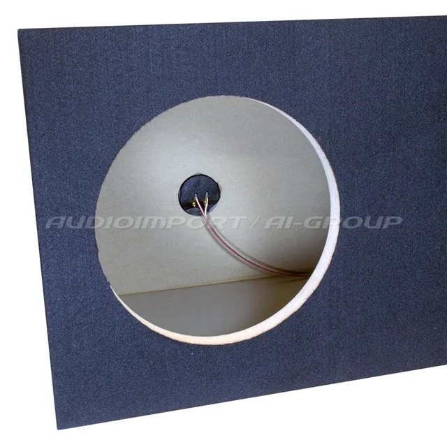 FOUR Audio basskasse for 12" element Portet kasse, 80 liter, sort 