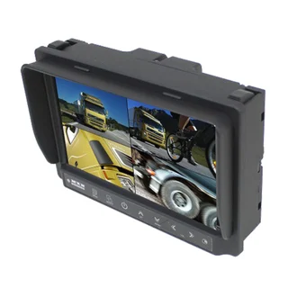 MXN9500DD 7" Quad 4 kanals monitor 2-DIN, 12/24V, opptil 4 kamera