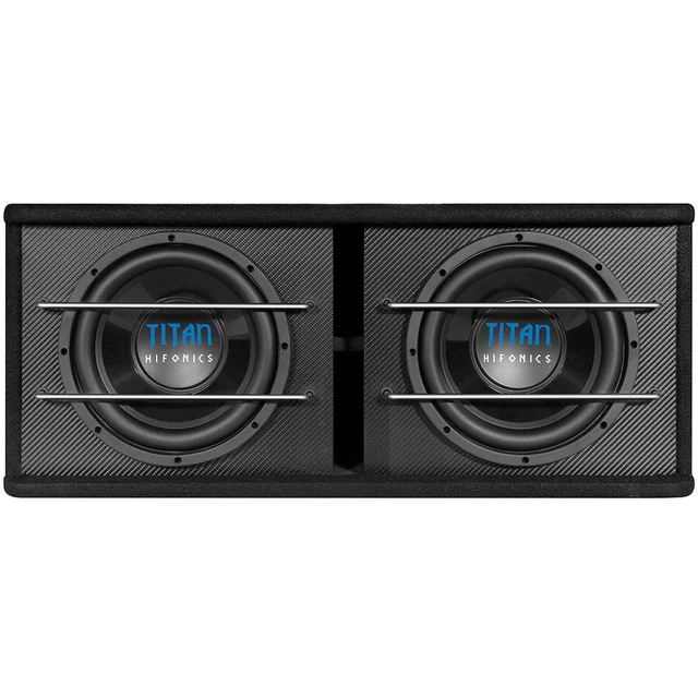 Hifonics TD250R basskasse 2x10", 300W RMS, 600W Maks, 2x4 Ohm 