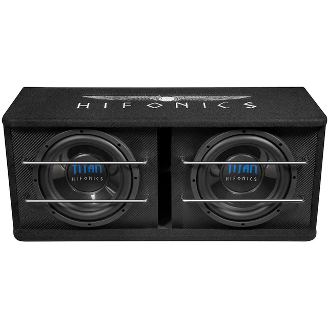 Hifonics TD250R basskasse 2x10", 300W RMS, 600W Maks, 2x4 Ohm 