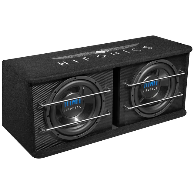 Hifonics TD250R basskasse 2x10", 300W RMS, 600W Maks, 2x4 Ohm 