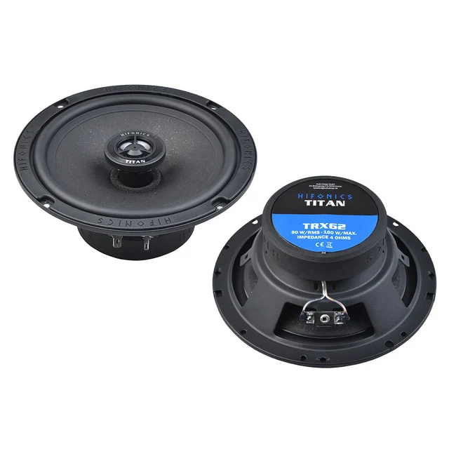 Hifonics TRX62 høyttalerpar 6,5", 90W RMS, 180W Maks, 4 Ohm 