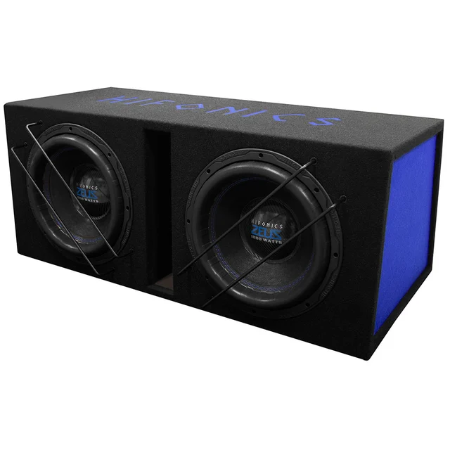 Hifonics ZSPL12DUAL basskasse 2x12", 1200W RMS, 2400W Maks, 2x4 Ohm 